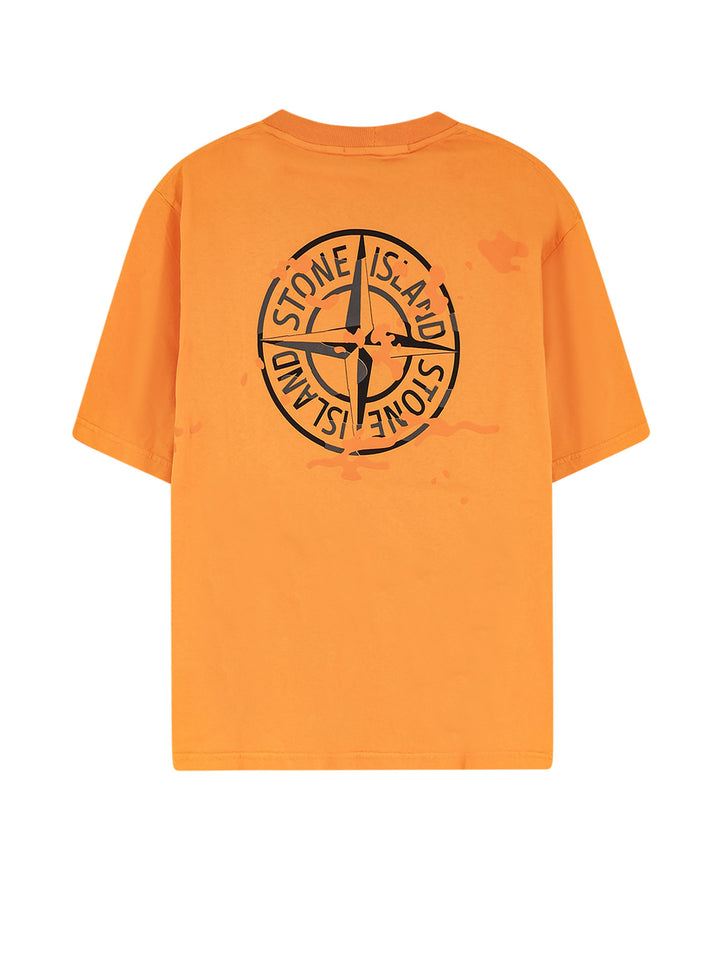 Stone Island T-shirts and Polos - TANGERINE | a0b5aea606b63bbb8c8bb6fb6ec1e8fa2d1ba716