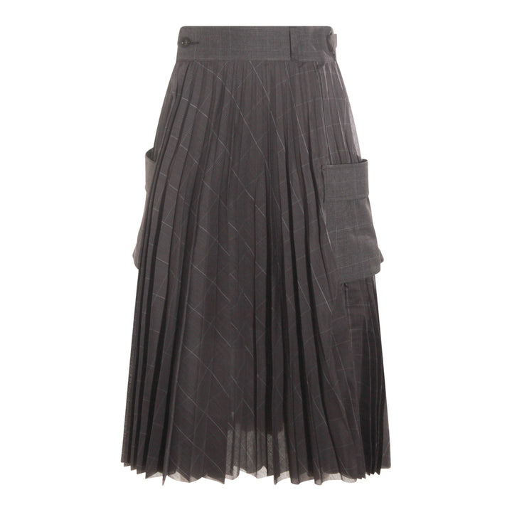 Sacai Skirts - GRAY | 3d3c325ad188804dcd91d36a88045c886df538c6
