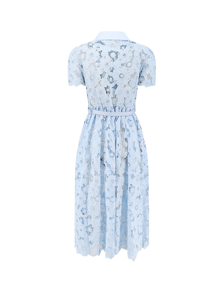 Self Portrait Dresses - Blue and green | e825d8f9d05affcafec52f9b255bd7de407f888b