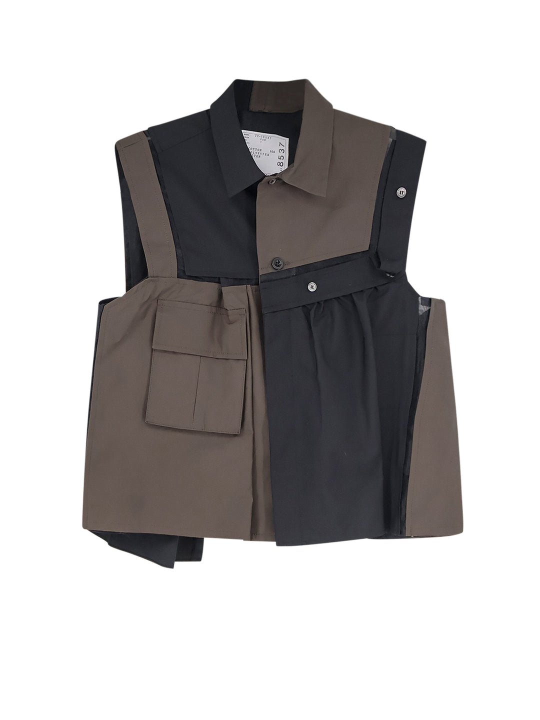 Sacai Shirts - BLACKDKHAKI | b6035c545d467514c0e95c274029fe4e4008e6be