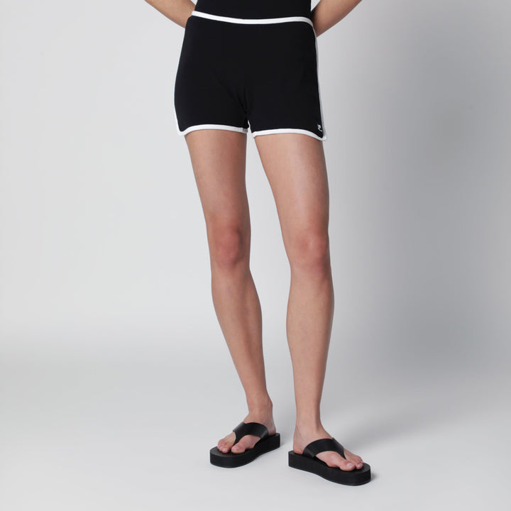 CourrèGes Shorts - Black | e7ee39db1c4fff5bd4a812efddb39af376386730
