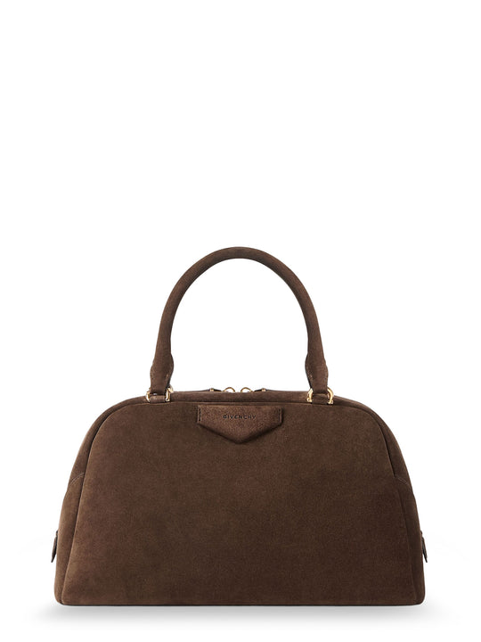 Antigona East West Bag In Suede