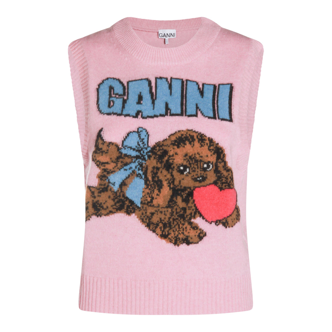 Ganni Sweaters - Chalk Pink | 9dcf44be62822cf56cce7335db55a914eb813301