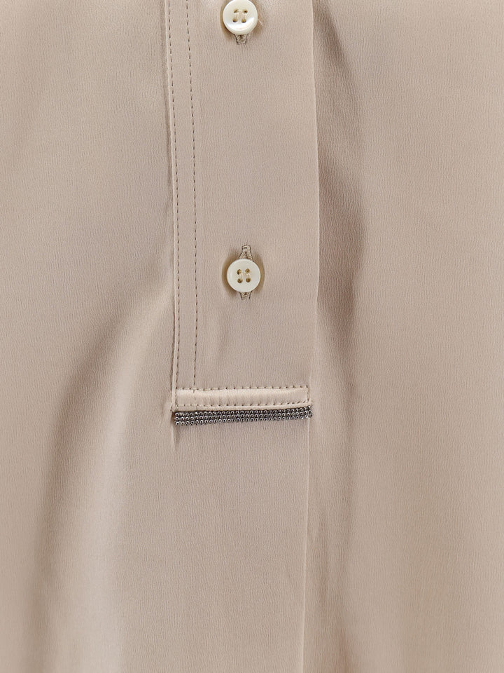 Brunello Cucinelli Shirts - SAND | 903541ec31b16df8084c65e3eab0e83e3c9257c4