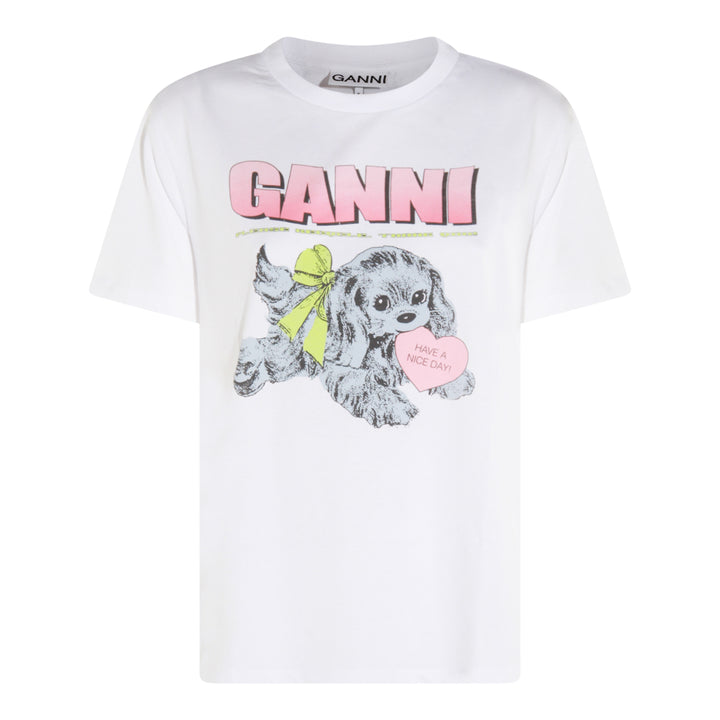 Ganni T-shirts and Polos - Light and natural | 2751ffdcbb783ca821cb5e916a778216fa558f75