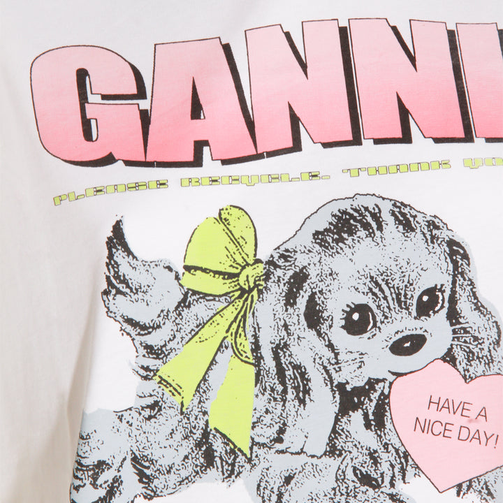 Ganni T-shirts and Polos - Light and natural | 267754364f66bf3bc9f730a360fae60a04da4f61