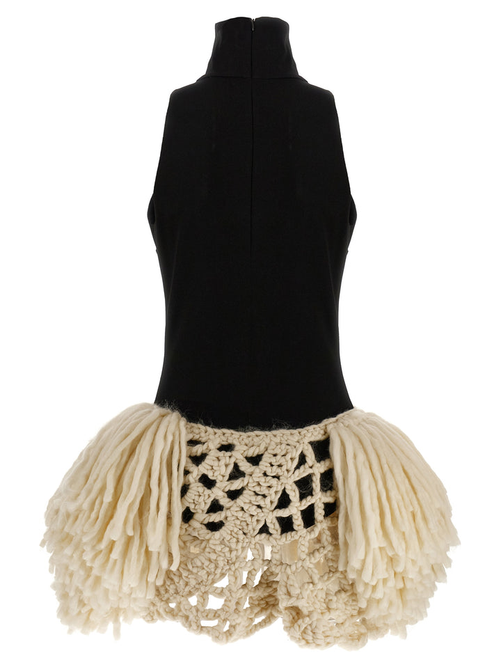 Magda Butrym 01 Dresses - White/Black | 8883b113245a6fb384f7bcfc258d4363b2263dc6