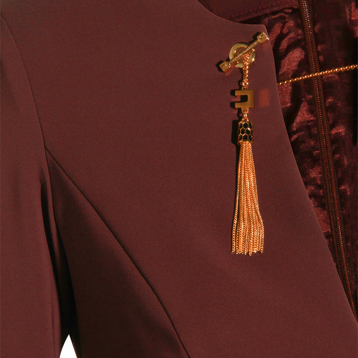 Elisabetta Franchi Dresses - MERLOT | 4ff9a602f8e21d77868bed40ec23d0497a401e1a