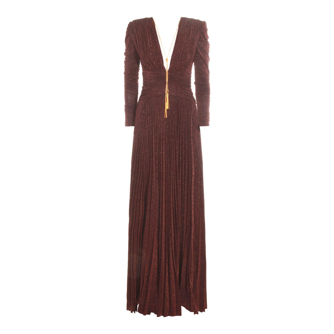Elisabetta Franchi Dresses - MERLOT | 871fafdaf33941f7f4bbcce22c86f5e9a0632f74