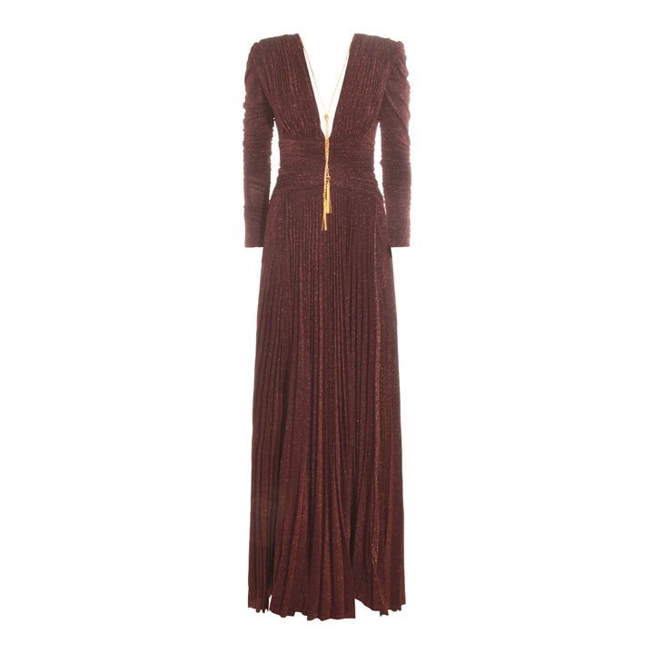 Elisabetta Franchi Dresses - MERLOT | 871fafdaf33941f7f4bbcce22c86f5e9a0632f74