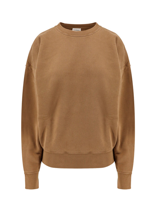 Certified Cotton Sweatshirt With Logoed Label