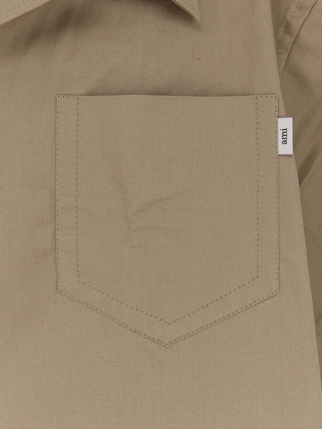 Ami Paris Shirts - BEIGE TAUPE | 39072e64b762e4325897ed6e68ff335195f3441c