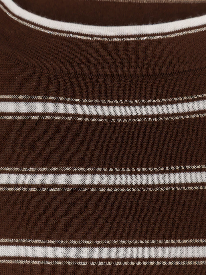 Brunello Cucinelli T-shirts and Polos - Brown | 056d92e6aa32125bd3bae360b8413966e40081e4