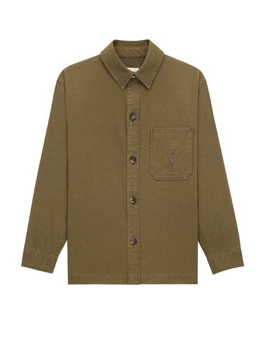 Cotton And Linen Shirt With Embroidery