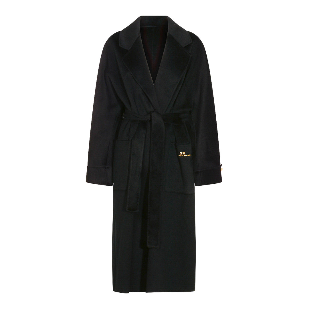 Elisabetta Franchi Coats - Blacks and greys | e157c7a77a6c6e236293c6693c1276acae603169