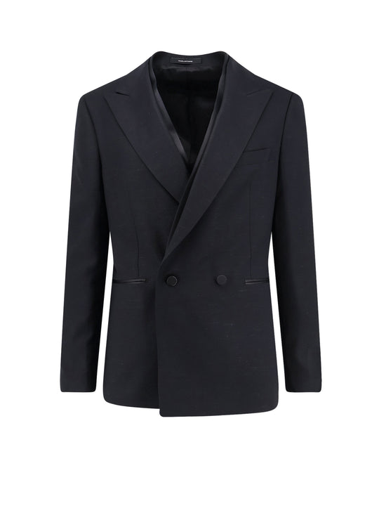 Stretch Viscose And Silk Blazer