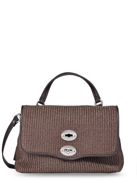 Postina S Raffia Crossbody Bag