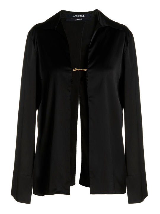 Le Chemise Notte Shirt And Blouse Black
