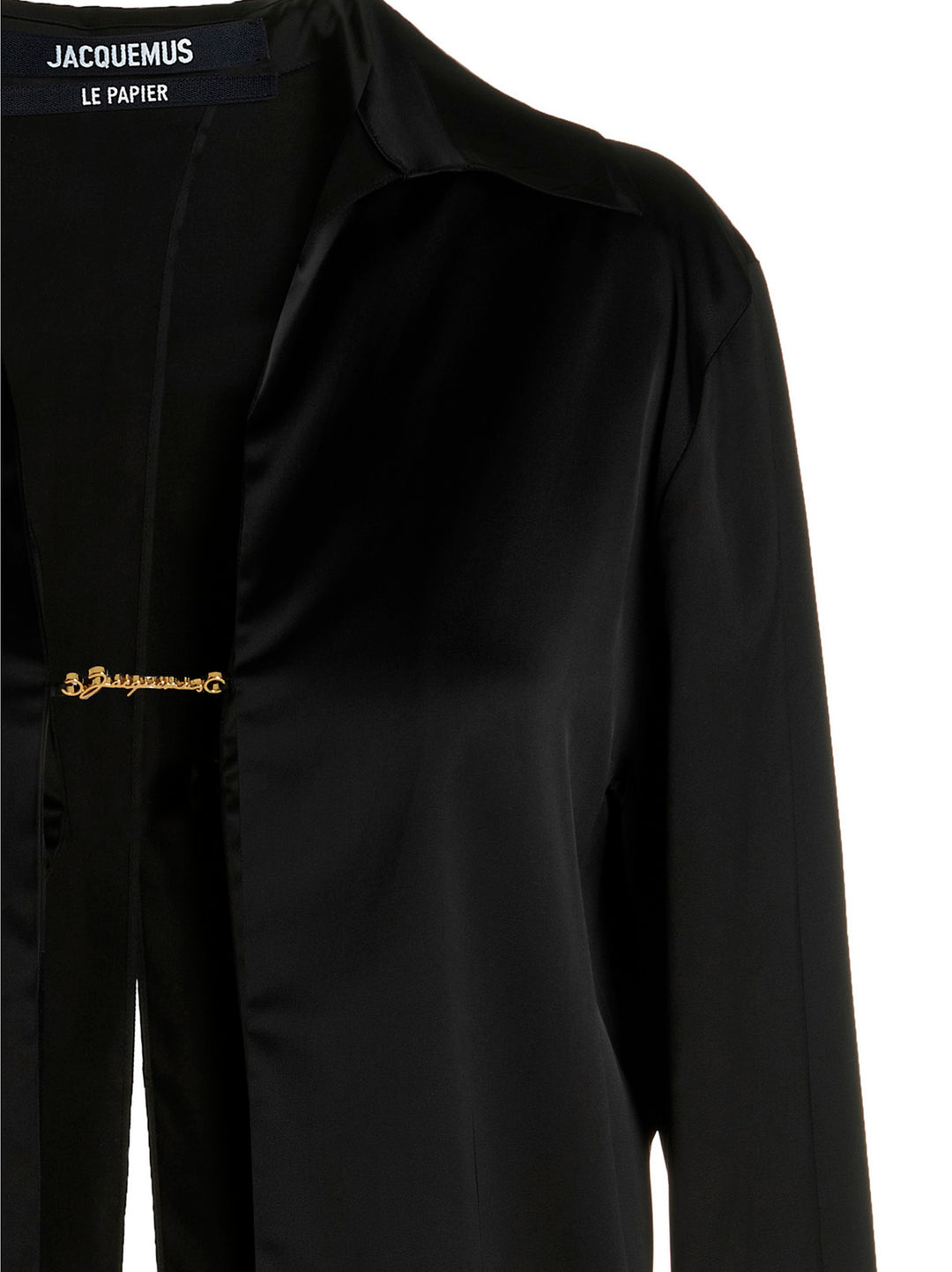 Jacquemus Le Chemise Notte Shirt and Blouse - Black | dd34782abe6db25e3329ef4baa3fc1eb6d7ef906