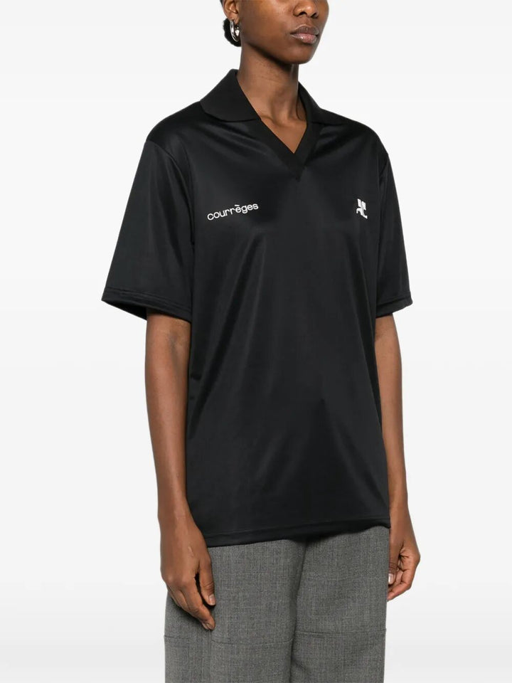 Courreges Polo - Black | b11ecf7cd20c898629e7c7145fffcb149cc47f79