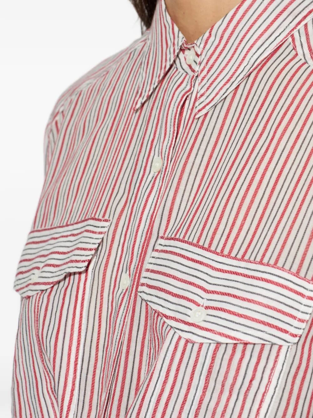 Marant ÉToile Striped - Red | 7a3166309d4872f90e57753361390b7784b25888