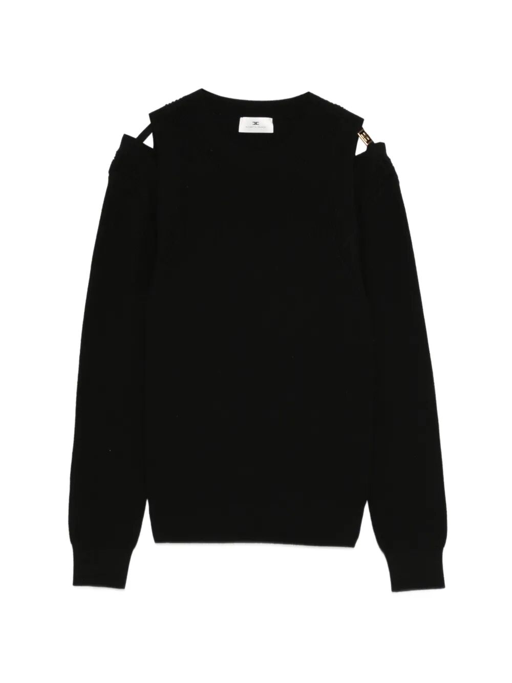 Elisabetta Franchi Round neck - Black | 197f04a2ac5a576748e1b9a88d8083c02911701a