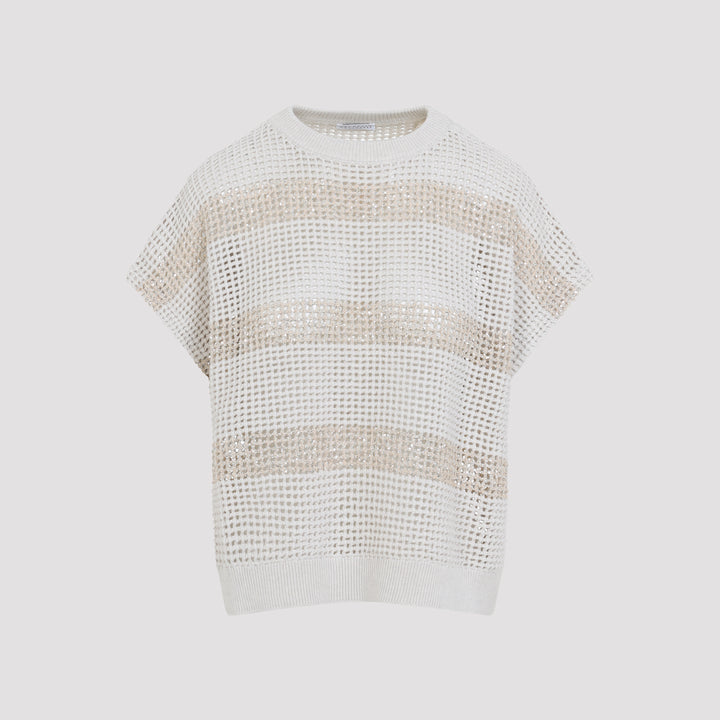 Brunello Cucinelli Sweater - Nude & Neutrals | 4972350ff78f647fae90446fd8eaa04e43795d6d