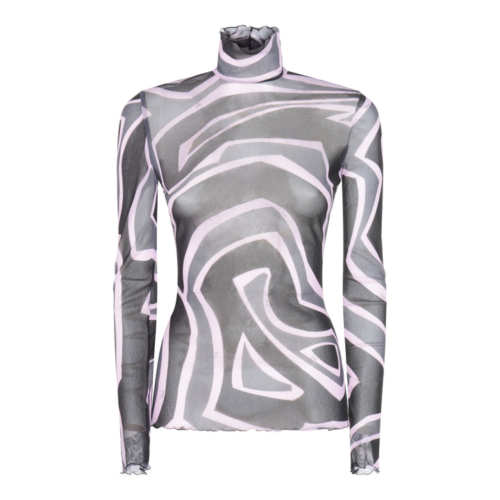 Emilio Pucci T-shirts and Polos - Blacks and greys | 0606593bf42efaa1d59df5322972f448047b6b6b