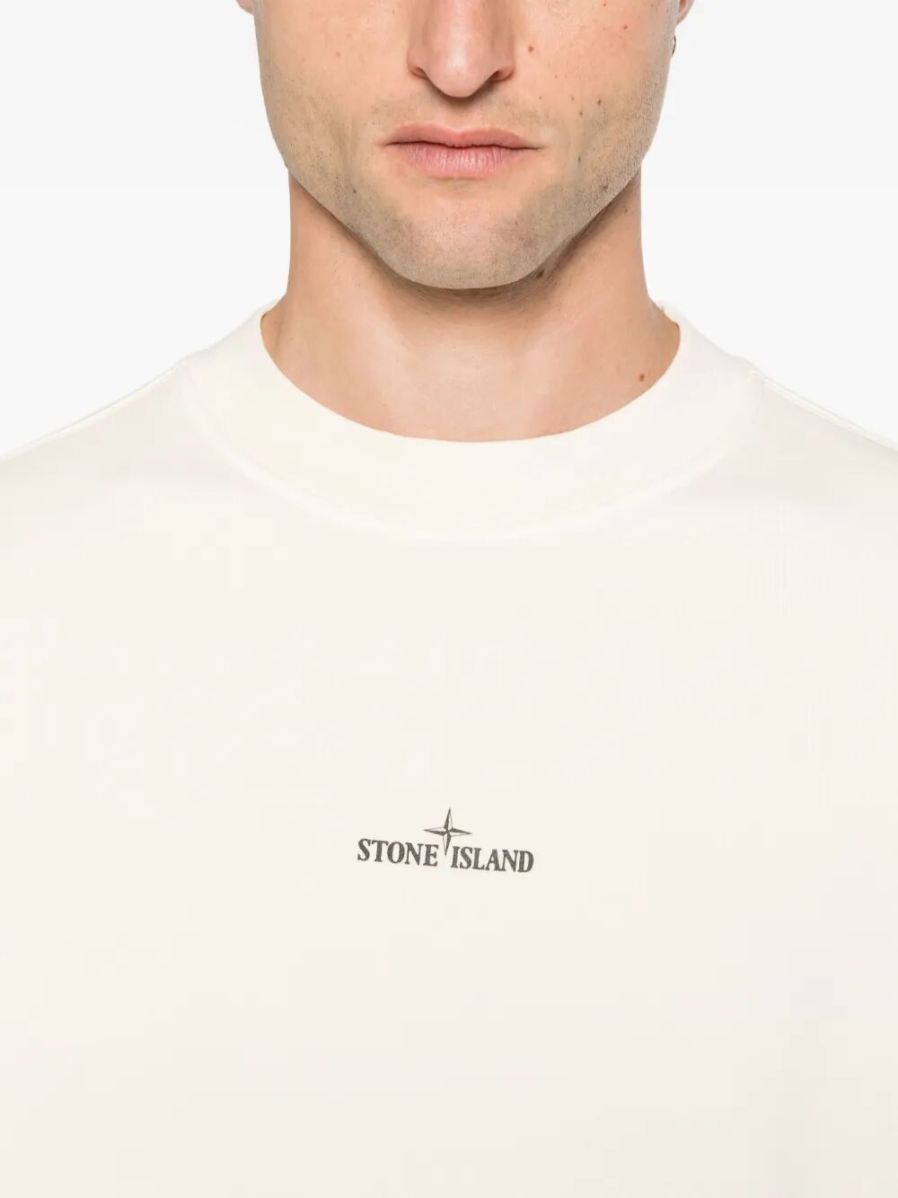 Stone Island Round neck - White | 98281f5d7b27bd253f433c6dc43cbd1794fce18c