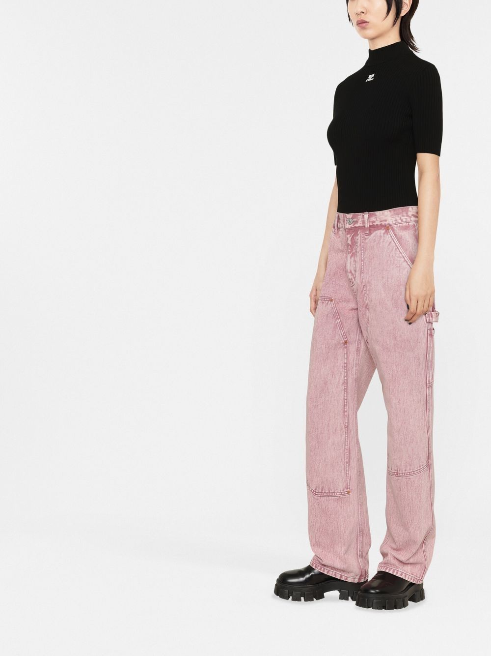 Courreges Turtle neck - Black | 93718ef164291a247b0633d3d26ff92f0b007819