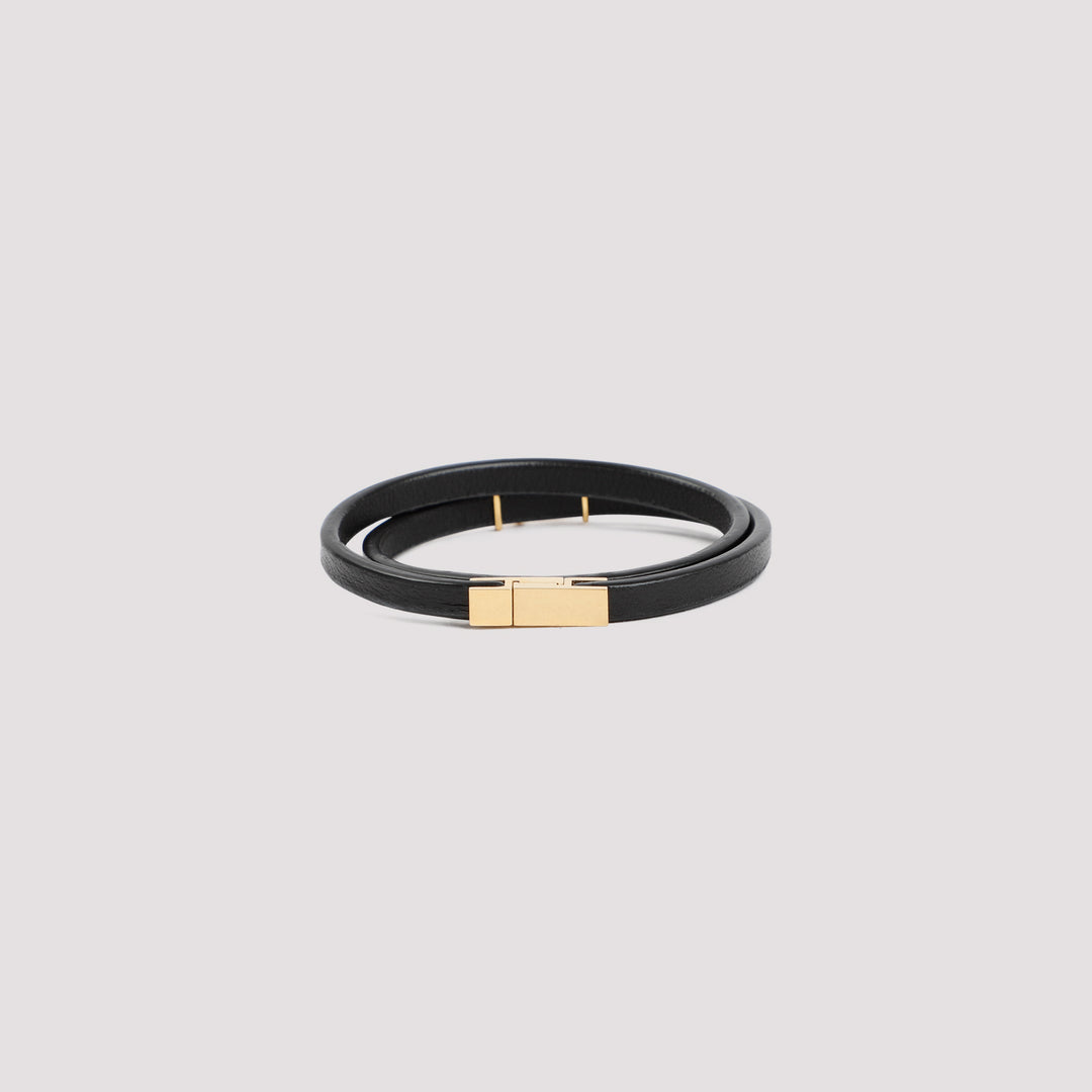 Saint Laurent Bracelets - Black | a03b72c0c07feb9e389fc1c6b43cf935b0218d03