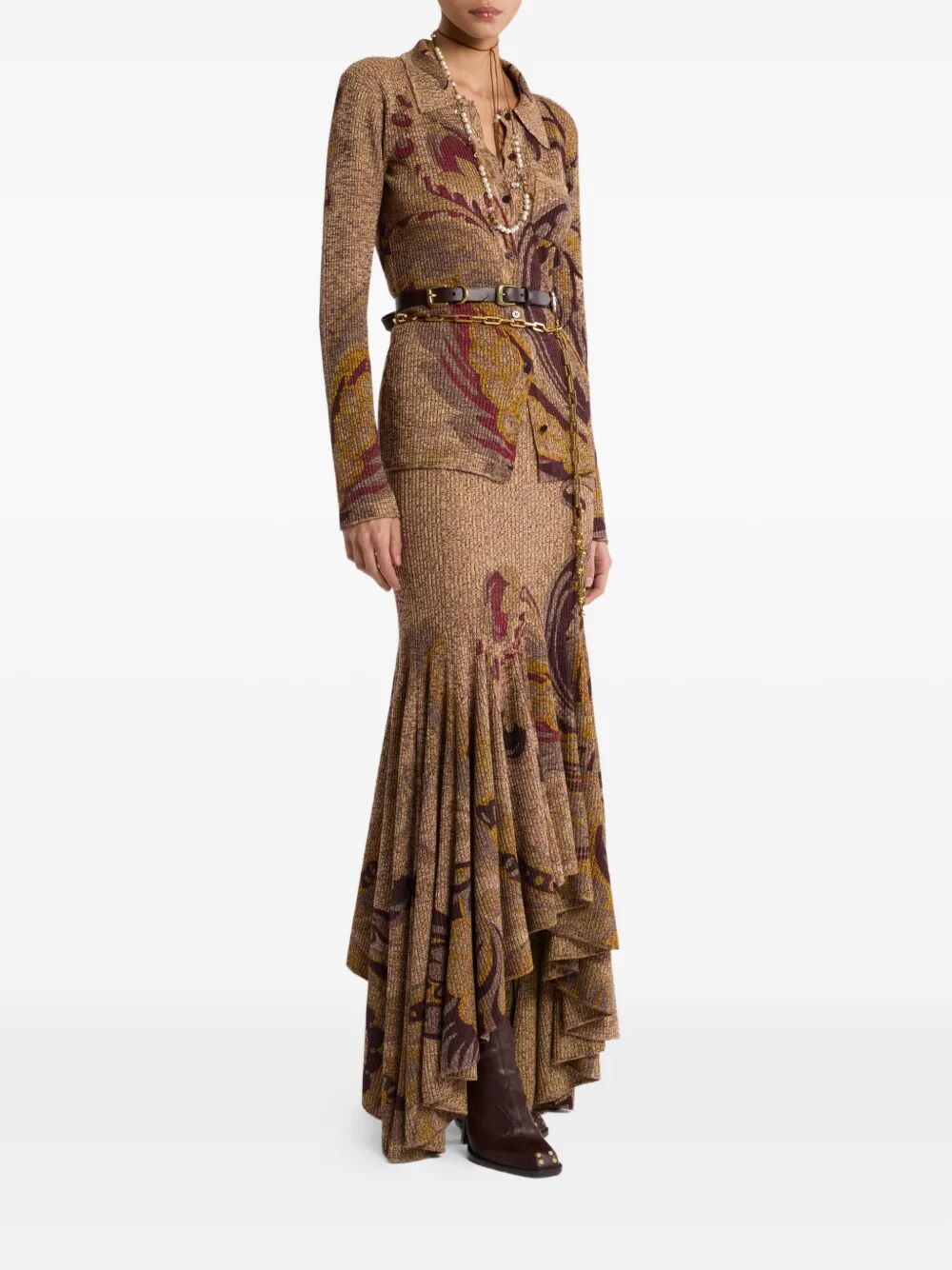 Etro Cardigan - Brown | 344851deb6b1662ba6c38b702837a8075cb8571b