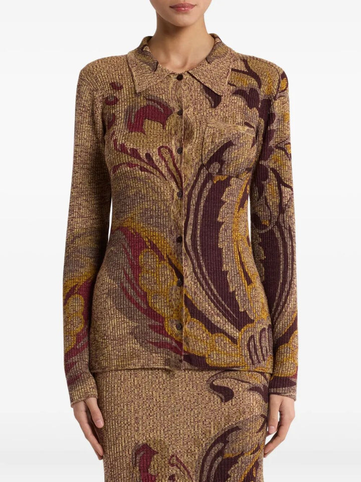 Etro Cardigan - Brown | f07d880dba330f003c701dfb5953b919e1d2d6f7