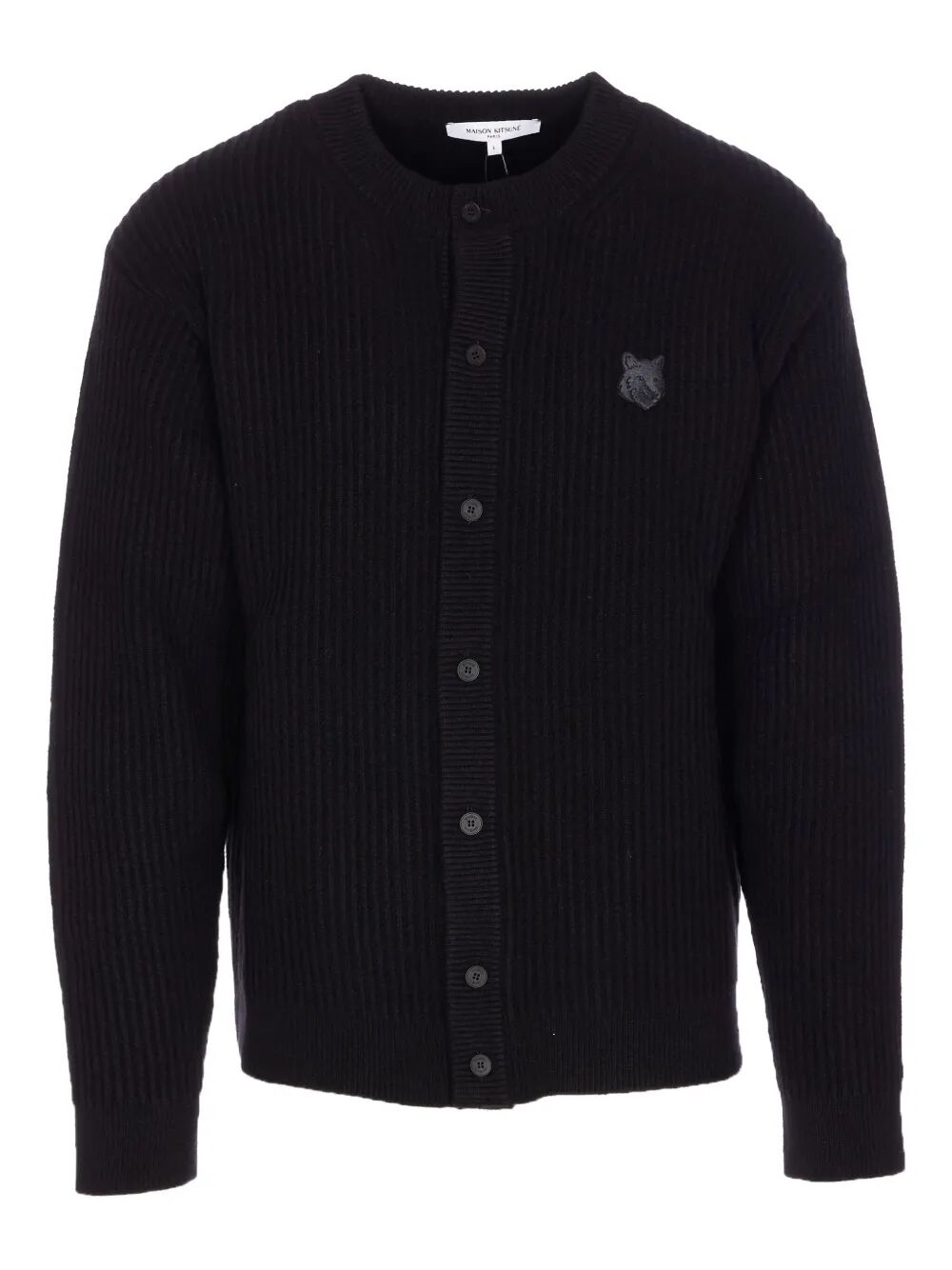 Maison KitsunÉ Cardigan - Black | a176a7769bea95d4f8385cb1fc61d20f0b1c828f