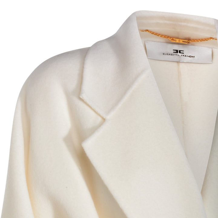 Elisabetta Franchi Coats - MILK | 56f40d5f4a8d2b81deac77ac001df9ca21cd694a