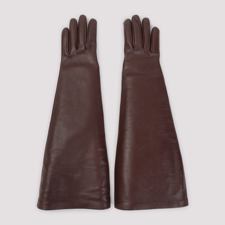Saint Laurent Gloves - Brown | 1ed1342e20e46b20492b8f05afe8d5ef9a5710d1