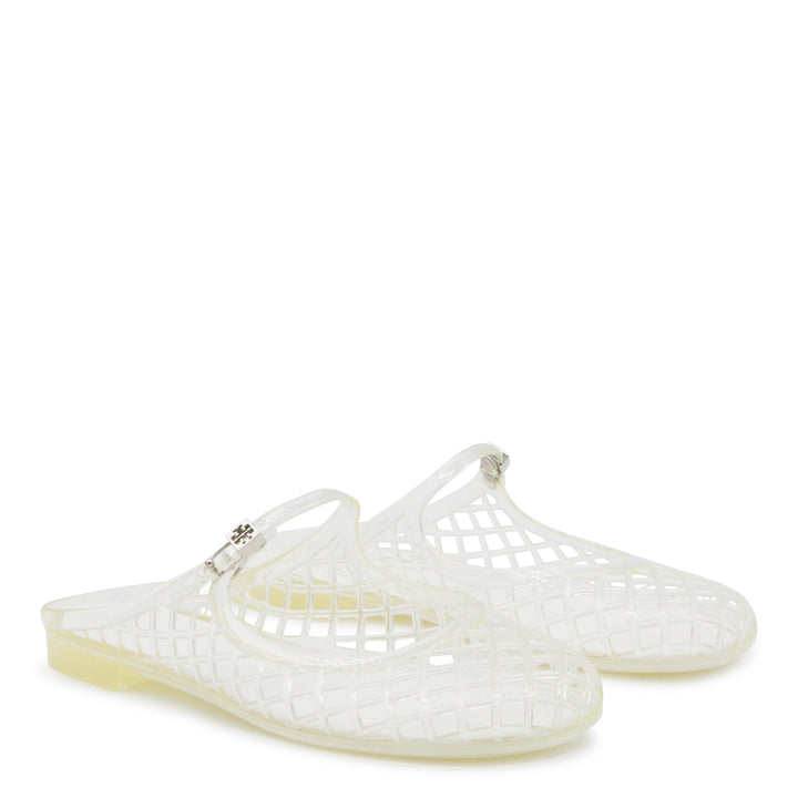 Tory Burch Flat shoes - CLEAR/SILVER | 86fc00be57cfb7bbecb9d6782106223f638fe01a