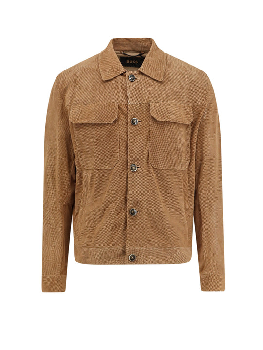 Merfo Perforated Suede Jacket