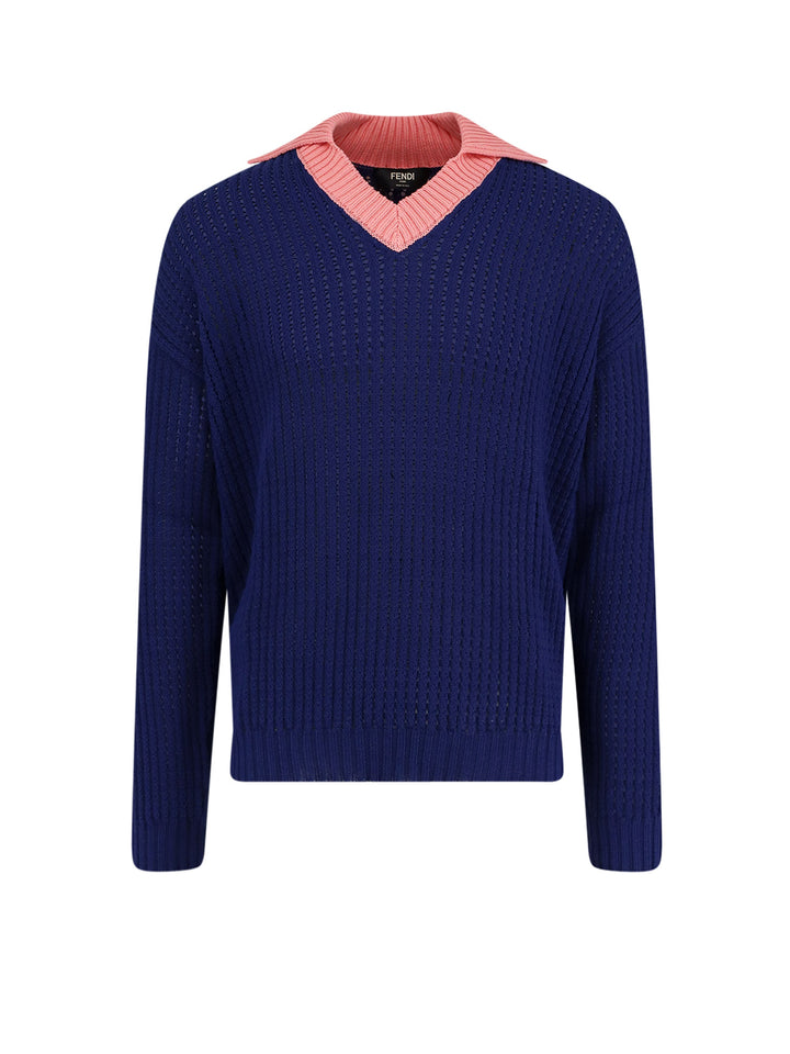 Fendi Sweaters - BLU INK+PEONIA | 9cf60d687b11d672e31ff5b0ca5345f8a4844831
