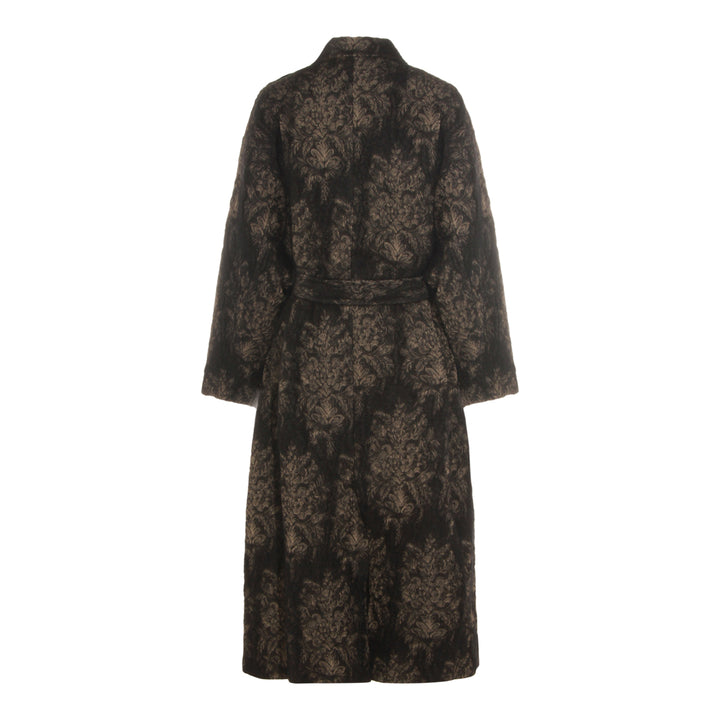 Uma Wang Coats - BLACK/TAN | 9aa4cc583a48d250c09582fa8c5aa2940b07a7f7