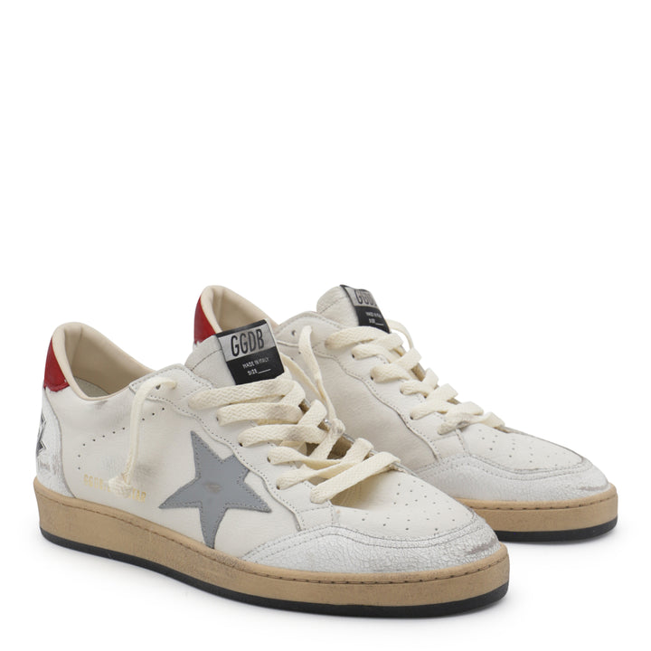 Golden Goose Sneakers - WHITE/SILVER BLUE/RED | 682c63b26cbea7350cf8b2c9a636d6390c4d9b9b