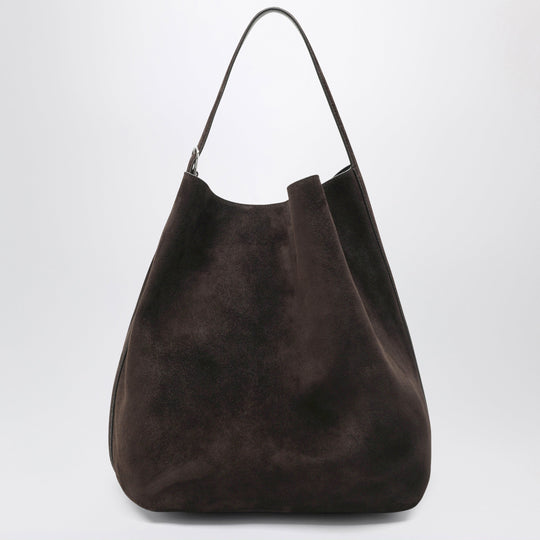 Brown Suede Tote Bag