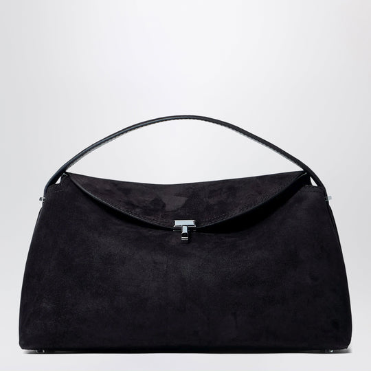 T-Lock Bag Brown Espresso In Suede Leather