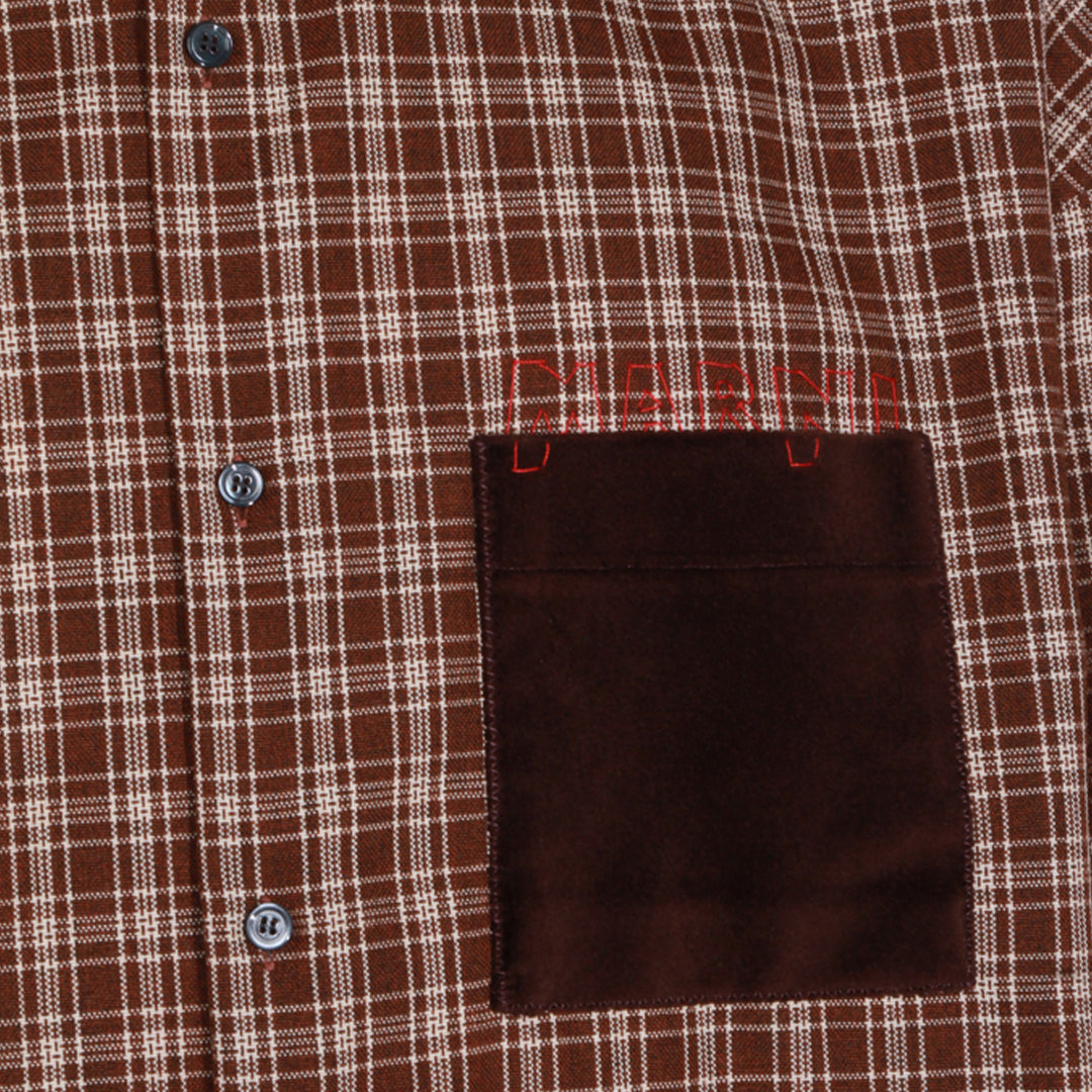 Marni Shirts - MAROON | 2cdef99bfc55bcf863a8cb7f0b7310fa77cdf50e