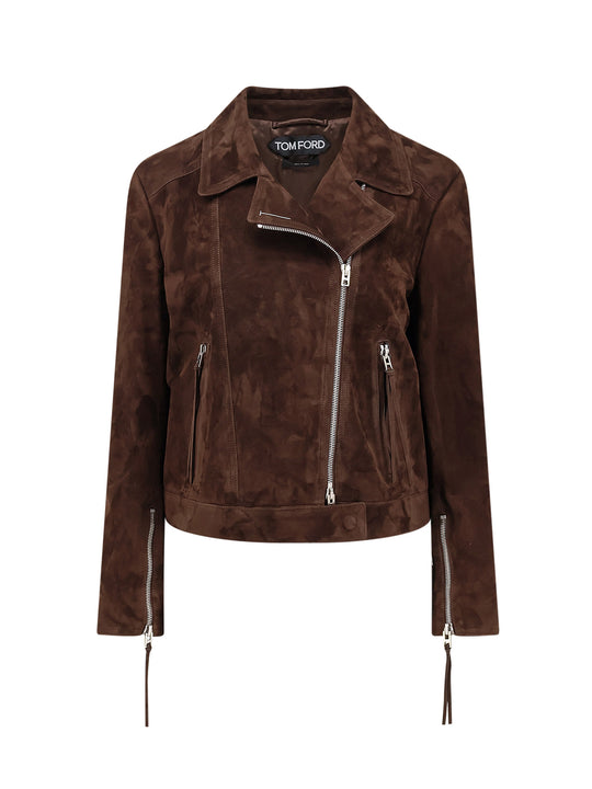 Suede Biker Jacket