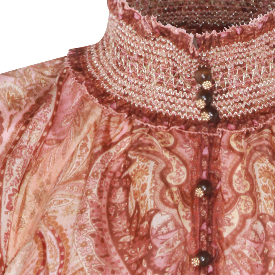 Zimmermann Top - TAPESTRY BURGUNDY MULTI | 79451c111728a0e59e357ae0fdbd219201ddc5a2