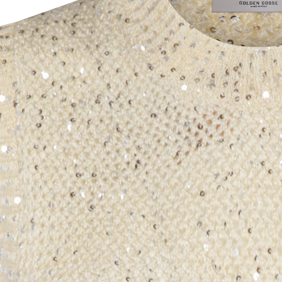 Golden Goose Sweaters - HERITAGE WHITE | 30e7c7c3e833e326fb60b20fb8705228585ea555