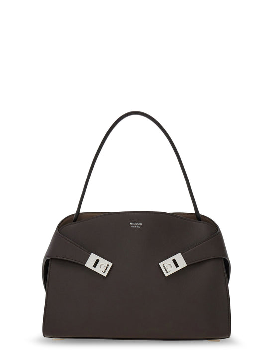 Hug Soft Two-Tone Shoulder Bag