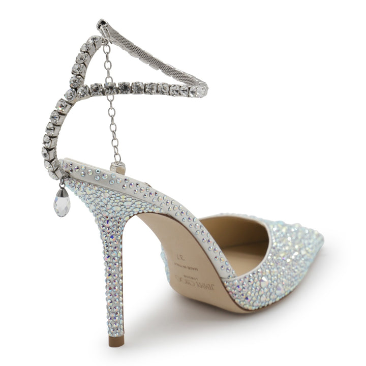 Jimmy Choo With Heel - IVORY/CRYSTAL | 473f6f6edf7c61e72951f279cf80694cc4bf763b