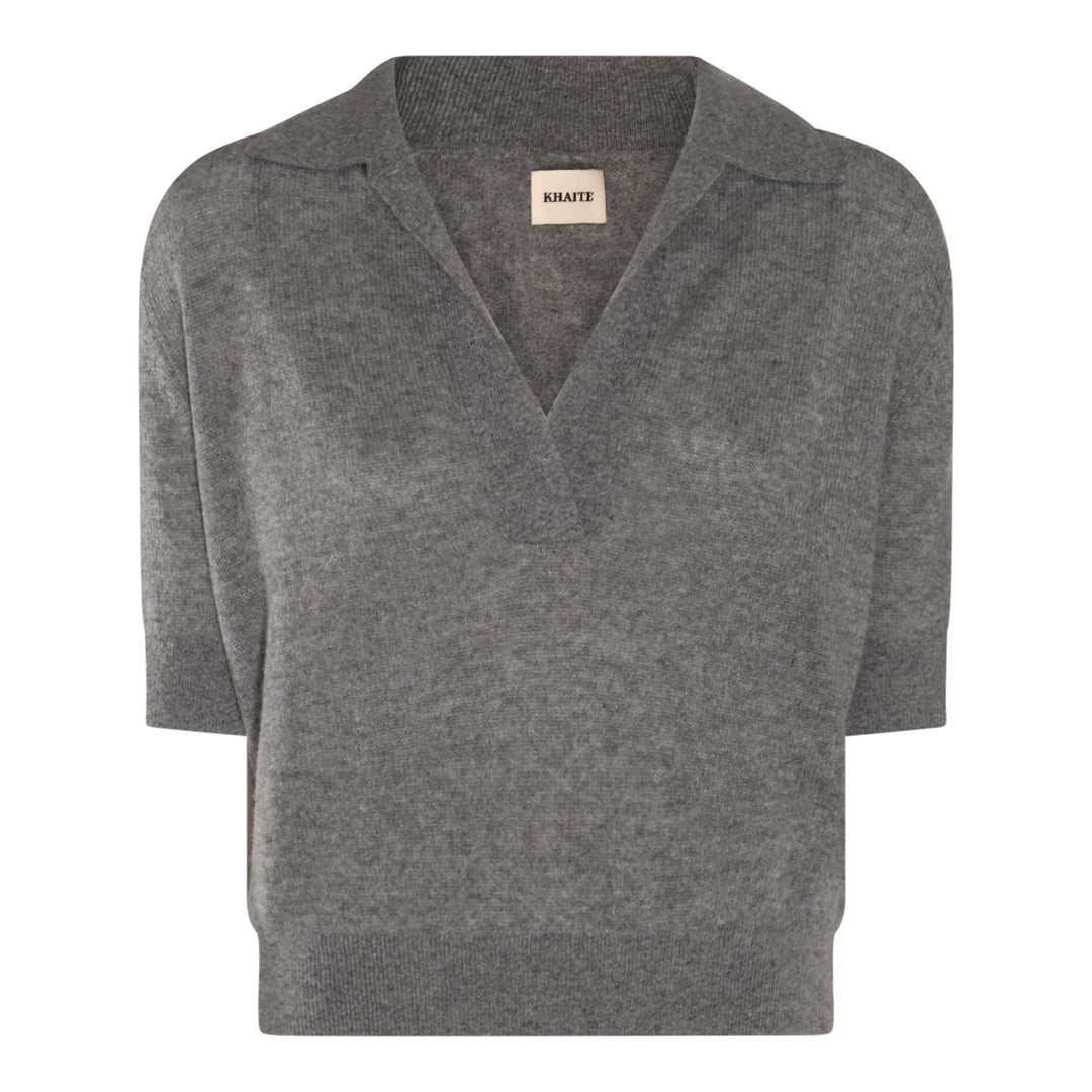Khaite T-shirts and Polos - WARM GREY | 95031b8c69228c58a18f3d8adb2d800a80f16d44